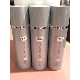RoC 3 Bottles RoC Brilliance Night Recharging Creme .96 Oz Ea  Face Lotion Treatment