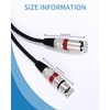 Pack of 6 1.5 m XLR Cable, Premium Balanced XLR