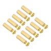PATIKIL 15mm+6mm M3 Standoff Screws, 100 Pack Brass Hex PCB