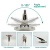 4-Piece Hanging Kit with 1.5-Meter Ropes Adjustable - High-Strength Stainless