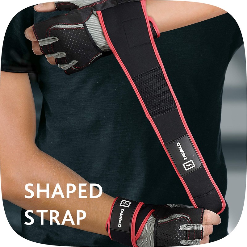 TAVIALO Fitness Gloves Training Gloves for Men Medium (16-19cm) Double