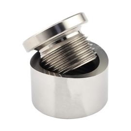 DUSCOKE 1 Pair M18 X 1.5 Notched Style Bung and Plug, Stainless Steel Fitting Plugs Car Oxygen Sensor Mounting Bungs, Universal Weld Plugs Auto Sensor Accessories (2PCS)