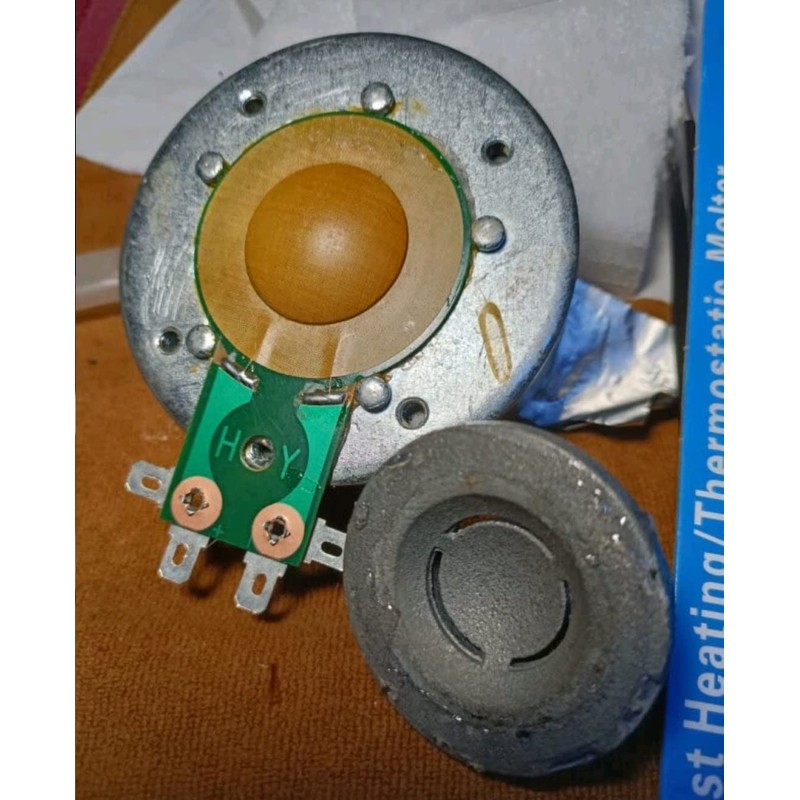 Fielect 25.5mm Tweeter Voice Coil Audio Speaker Resin Membrane Drive