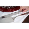 Hudson Essentials Hammered 18/10 Stainless Steel Cake Knife & Cake