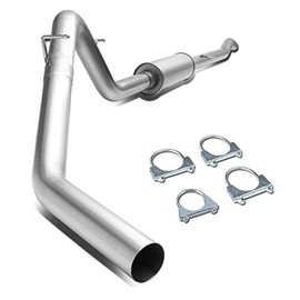 3 Inches OD Exit Catback Exhaust System Compatible with Dodge Dakota 3.7L V6 05-07
