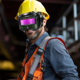 Welding Goggles,Eye Protection Wrap-Around Welding Lens | Protective Lens Eyewear Automatic Adjust Welder Safety Goggles