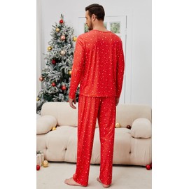 Ugly Matching Christmas Pajamas For Couples Men Sleepwear Set Pecs Abdominal Print Jammies