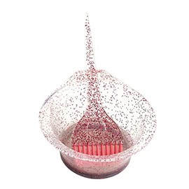 Kit de colorante para colorear para el cabello salón de cabello tinte cepillo juego de tazón de peluquería accesorios de peinado 2pcs rojo