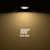 ZAGO Black 6 Inch LED Disk Light: Surface Mount Low