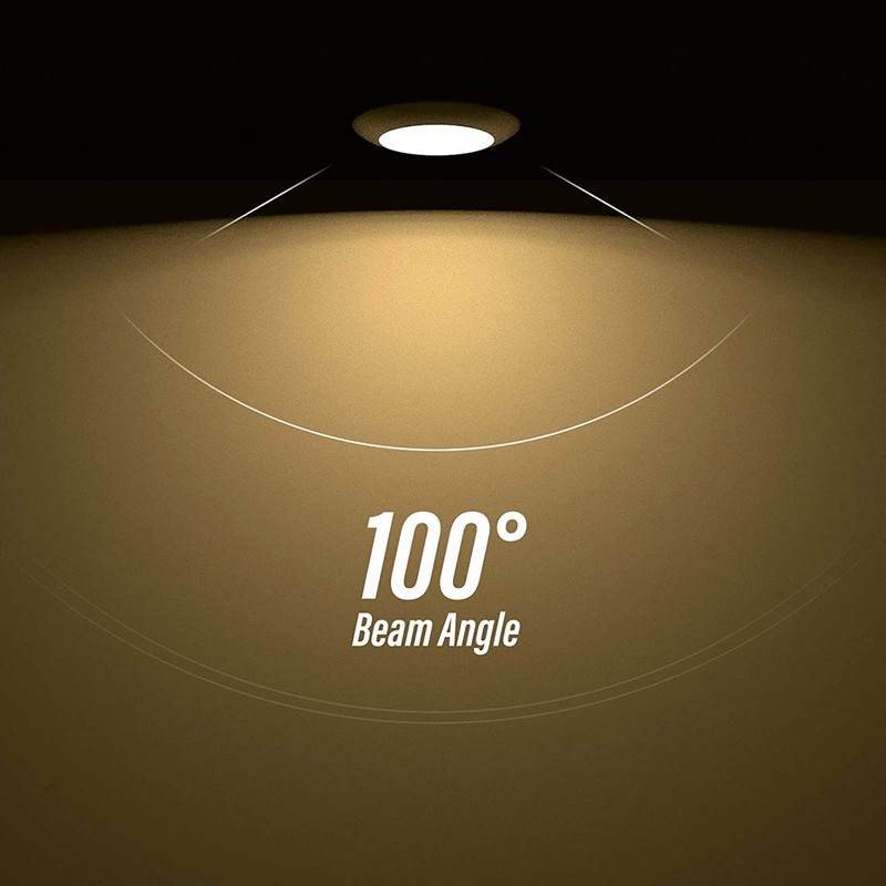 ZAGO Black 6 Inch LED Disk Light: Surface Mount Low