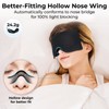 Alyvisun Blackout Sleep Mask, Deepen Eye Contour, Black