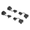 100Pcs Nylon Wire Grommet Strain Relief Bushing Electric Cable Fixing
