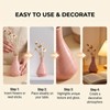 4 Inch Pink Small Ceramic Bud Vase with Narrow Mouth