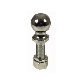 Draw-Tite 2" Chrome Trailer Hitch Ball, (17-XLS) 3-1/4" Extra Long Shank, 1" Shank dia.