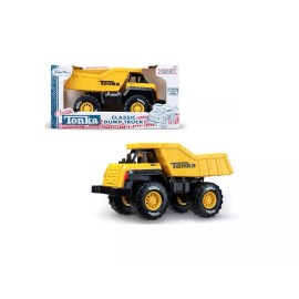 Tonka Basic Fun! - 8 x 4.5 inch Tonka Retro Metal Classics Dump Truck, NEW and MINT!!