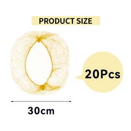 20 Pcs Blonde Bun Nets,Soft Blonde Hair Nets for Buns,Hair Nets for Women and Men,Nylon Hair Bun Net,Invisible Ballet Hair Net,Elastic Edge Bun Hair Net,Bun Nets Blonde,for Girls Boys Bun(30cm)