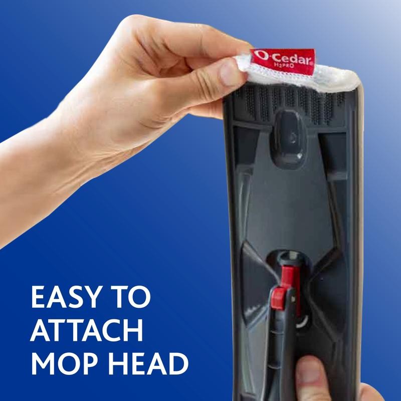 O-Cedar H2prO Flat Mop System:_H2pr0 System + 1 Refill