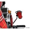 KITACO 516-1300920 Brake Pedal, Bigfoot (Red) Bolt-on Type, Aluminum Machined