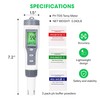 VIVOSUN 3-in-1 Digital pH Meter with ATC, ±0.1 pH Accuracy