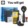 HVAC Anemometer Handheld CFM Pro HVAC Anemometer AP-846A Wind Speed