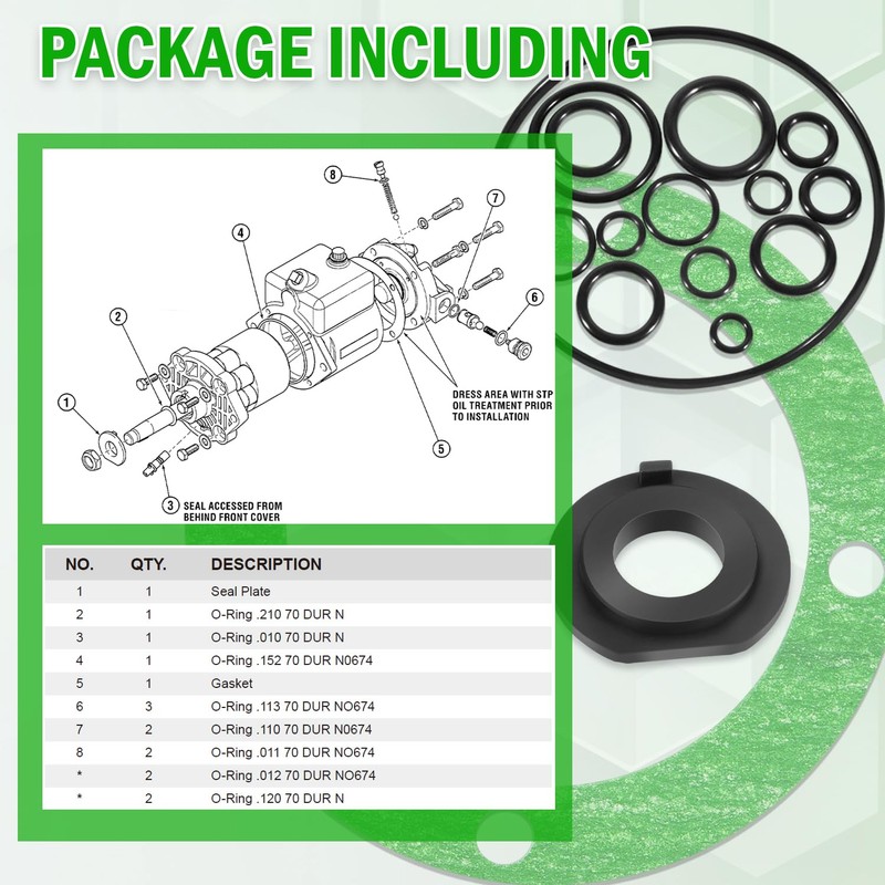 USSKYBOY HS5161 Helm Seal Kit Fit for 250/275V & 1250/1275V