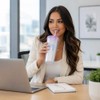 Vaso de Plástico Reusable con Doble Pared 710 ml Brillante