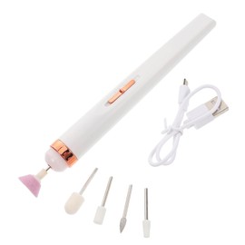 VICASKY 1set Electric Nail Drill Machine for Manicure and Pedicure Compact Pen-style Design Efficient Nail for Dead Skin Removal Portable Drill Bits Included Speed for Home and Salon Use