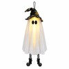LED Light-Up Hanging Halloween Ghost Decorations – Spooky Floating Witch