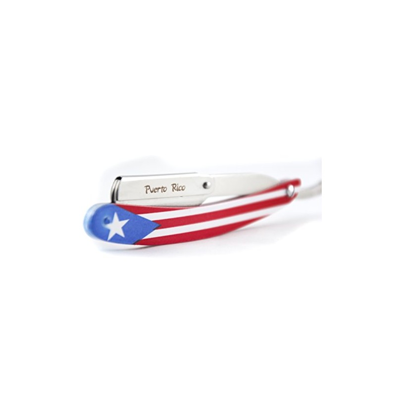 MD Puerto Rico Flag Swing Lock Razor