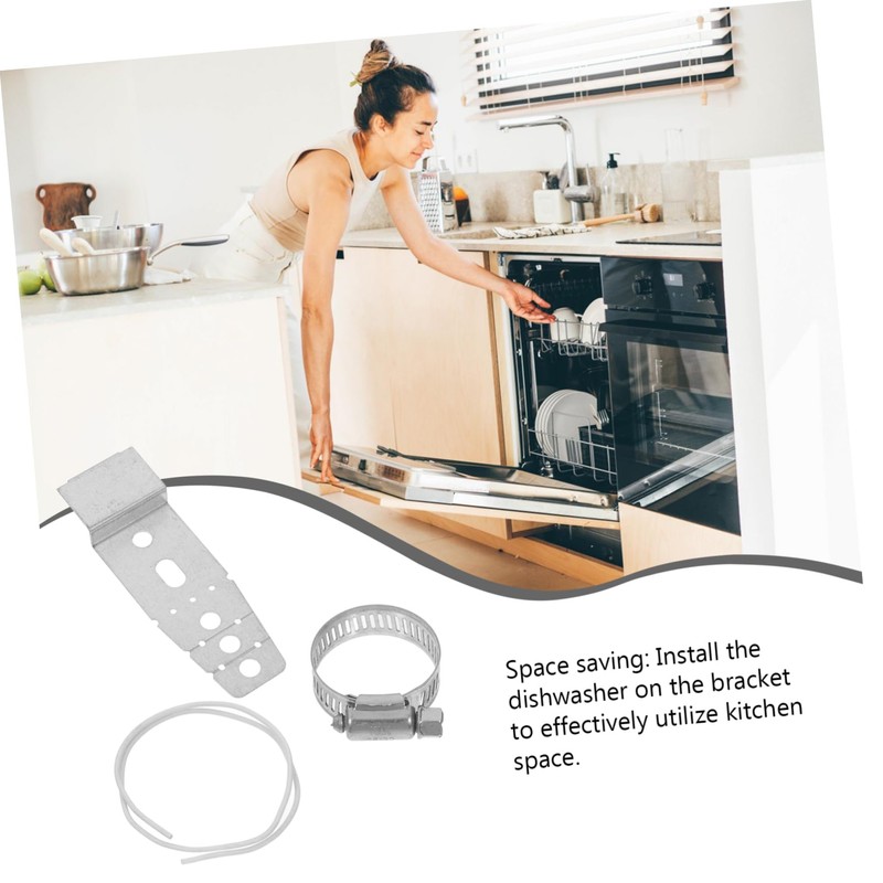 DOITOOL Dishwasher Stand Dishwasher Mounting Clips Dishwasher Mounting Screws Dishwasher