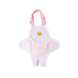 Reusable Dog Nappies, Lovely Female Dog Nappies Pants Machine Washable For Small Dogs Medium Dogs Large Dogs (Pink Omelette)