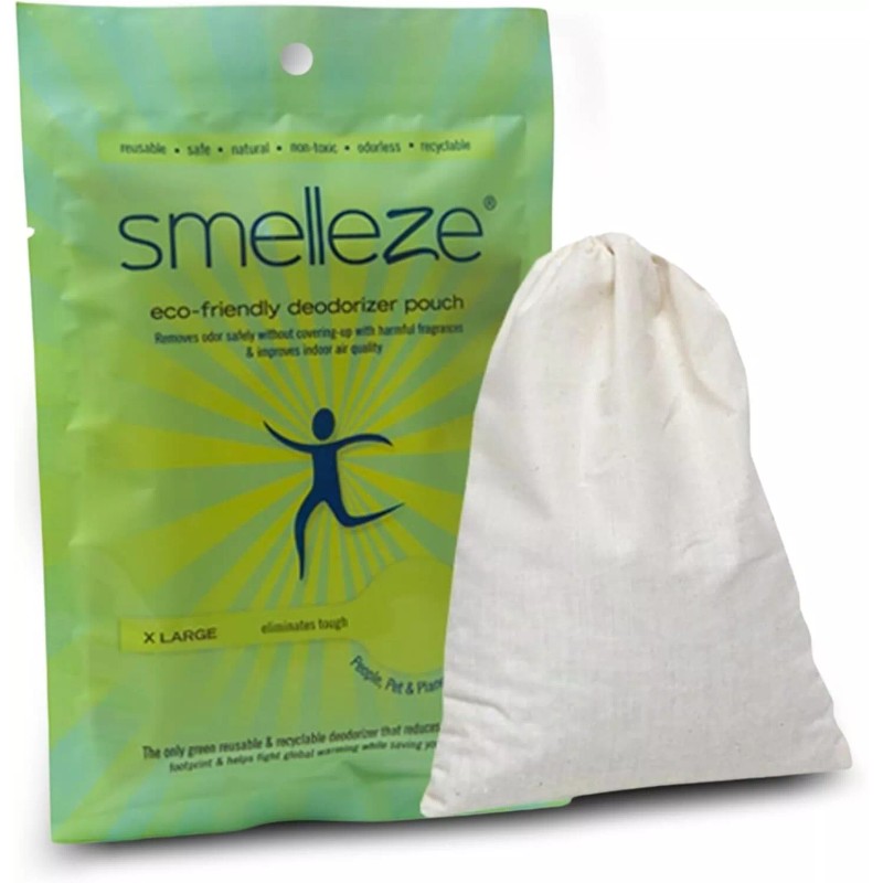 SMELLEZE Reusable Formaldehyde Smell Deodorizer Pouch: Rid Odor in 150