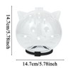 Breathable Cat Grooming Muzzle for Nail Trimming – Clear Anti-Bite