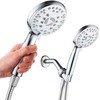 AquaSpa High Pressure 6-setting Luxury Handheld Shower Head – Extra
