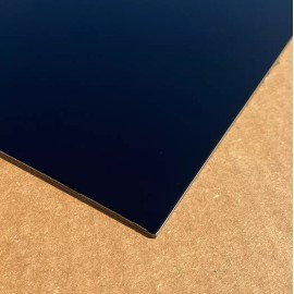 Mr Metal Aluminum 24" x 48" Aluminum Composite Sheet Gloss Black .080" (2mm) Panel ACP, ACM