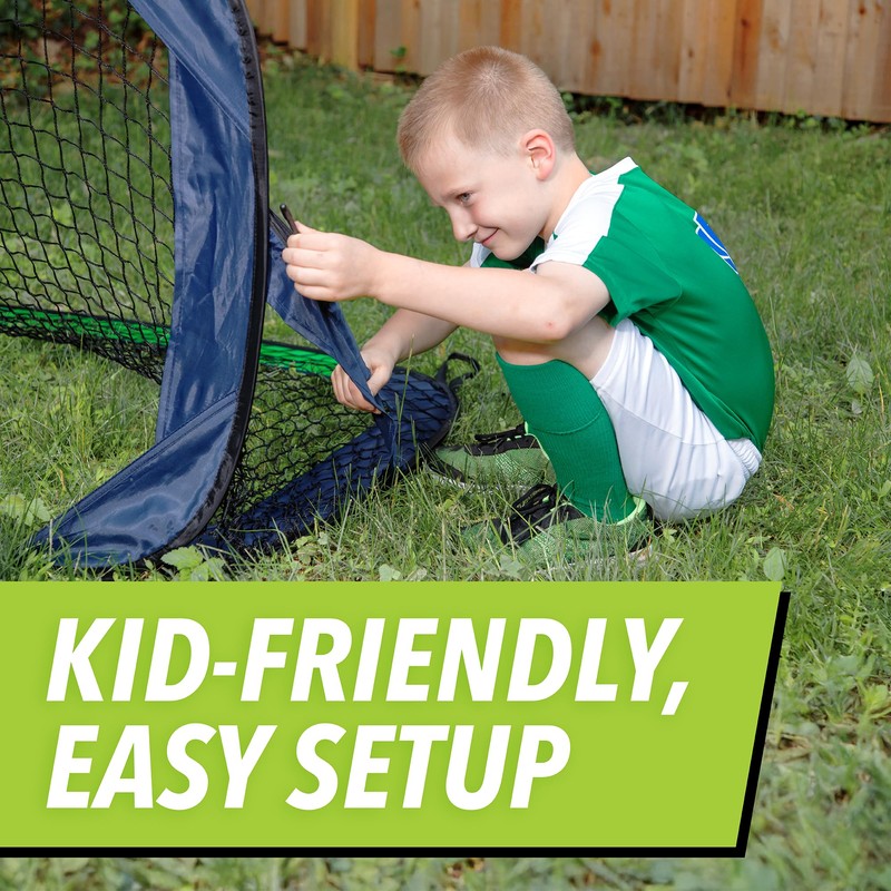 Sport Squad Portable Soccer Goal Net Set - Set of