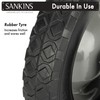 SANKINS Gate Wheel 8" Rubber Gate Caster Heavy Duty Gate