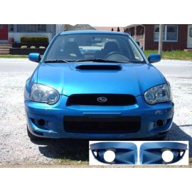 For 04-05 SUBARU IMPREZA STI WRX FOG LAMPS BLUE BUMPER COVER OE STYLE