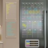 JJPRO Non Magnetic Dry Erase Calendar for Fridge-Reusable Monthly&Weekly Planning