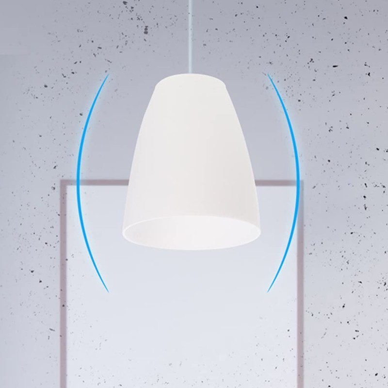 Yardwe Plastic Lampshade Replacement: 6 Pieces Flat Head White Plastic