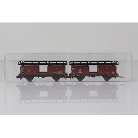 Marco's Trucks Transparent Packaging Folding Box for Model Railway N Scale - 155 x 25 x 35 mm