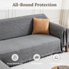 HOMERILLA Sectional Couch Covers 2 Pieces L Shaped Sofa Cover