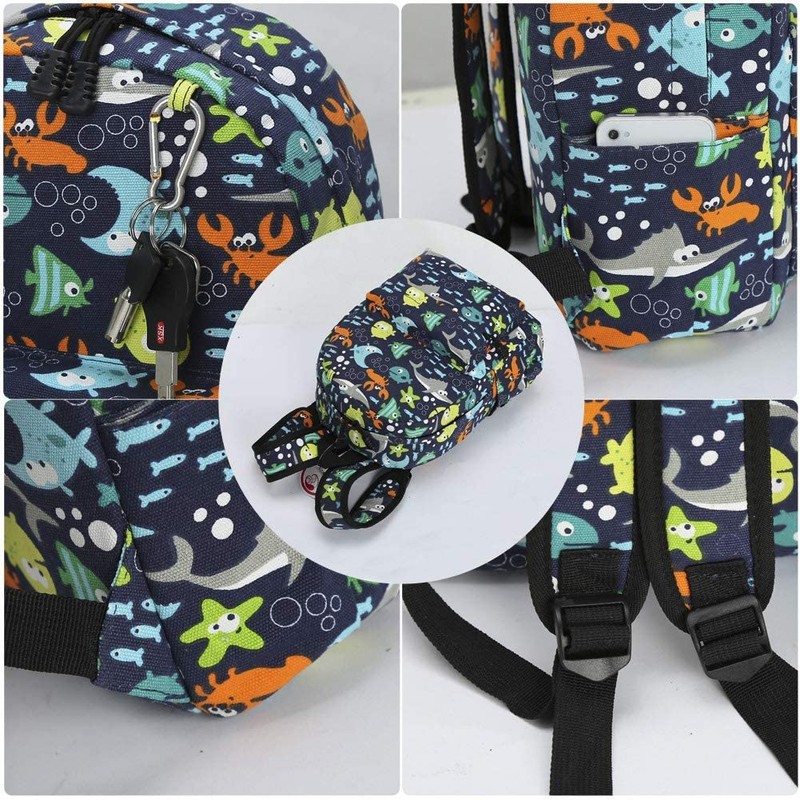 Kid Book Backpack Baby Child School Bag Kindergarten Canvas Daypack