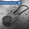 Anweller Fingerprint Cable Lock, Padlock with 38 cm Steel Cable,