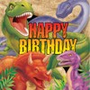 Creative Converting Dinosaur Birthday Paper Luncheon Napkins, Lunch, Dino Blast