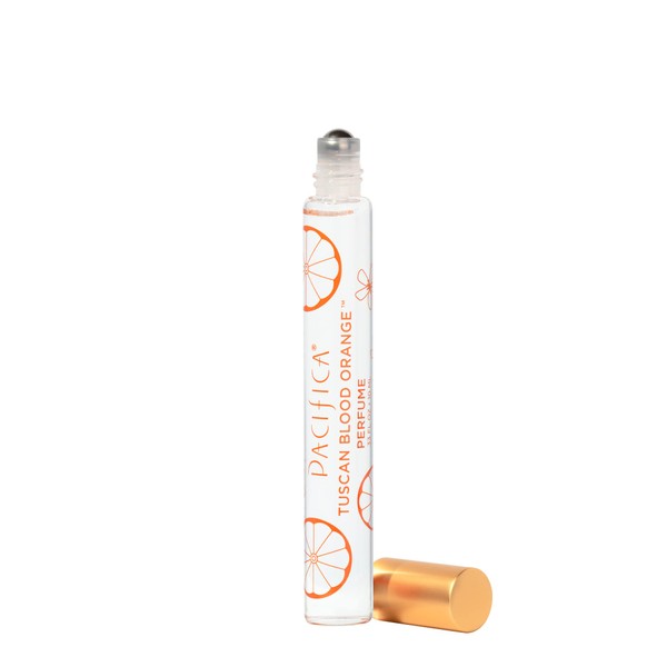 Pacifica Beauty Tuscan Blood Orange Rollerball Clean Fragrance Perfume, Made with Natural & Essential Oils, 0.33 Fl Oz | Vegan + Cruelty Free | Phthalate-Free, Paraben-Free | Travel Size