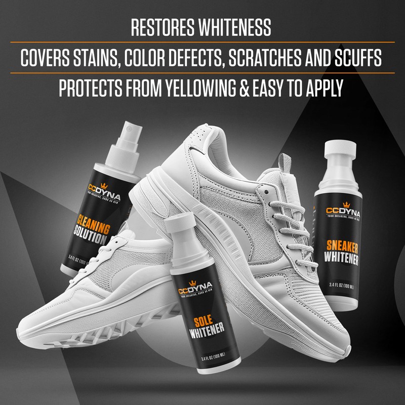 CCDYNA Sneaker Whitener Kit – All-in-One Shoe Whitening & Cleaning