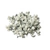 White Round Cable Clips with Fixing Nail K-Type 50pcs (5mm)