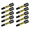 10 x SabreCut SCRSQ332_10 32mm SQ3 Square Magnetic Impact Screwdriver