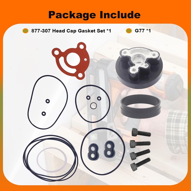 NR83A Head Cap Gasket Set 877-307 G77 Compatible With NR83A